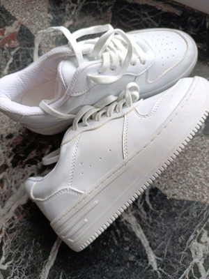 Trendyol white sneakers like new, size 37
