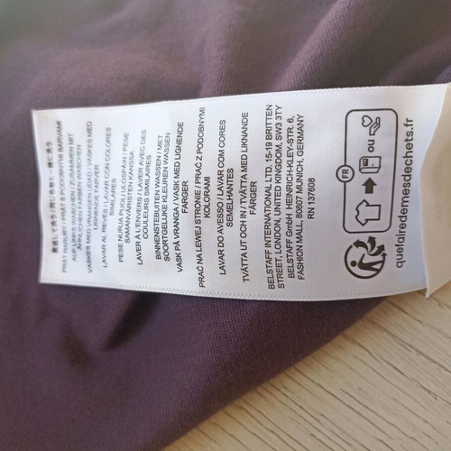 Belstaff men's t-shirt purple, like new, size XL