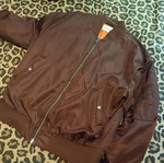 Bomber jacket About You classic burgundy, like new