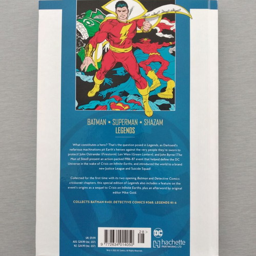 Graphis Novel DC Heroes Batman Superman Shazam Legends Issue 28 hardcover like new