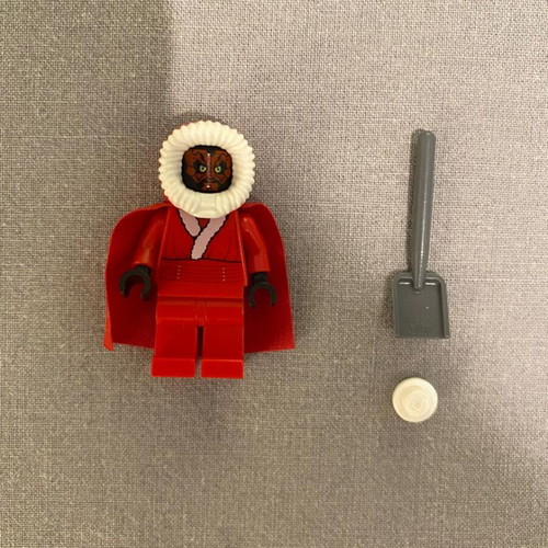 Lego Star Wars Santa Darth Maul figure used