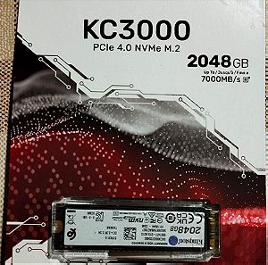 Kingston Technology KC3000 (2048 GB/PCI Express 4.0) NVME , ο ταχύτερος SSD δίσκος.