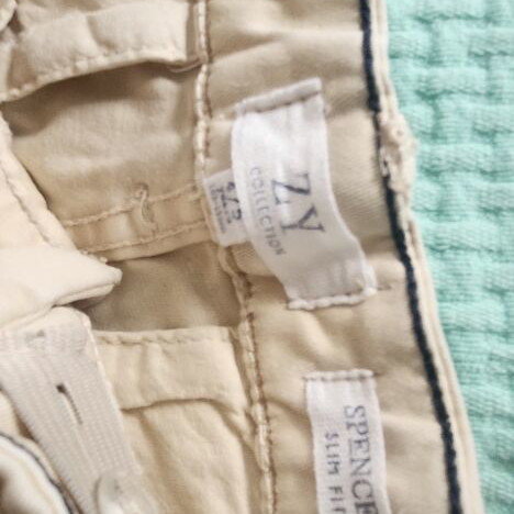 Chino pants Zippy beige slim fit for 4-5 years old like new