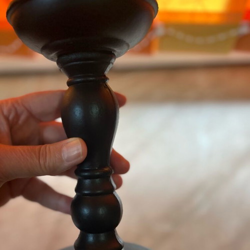 Candlestick new wooden German solid wood