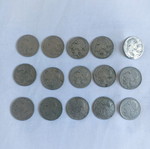 One Drachma Coins Set 15 Used 1926 Greece