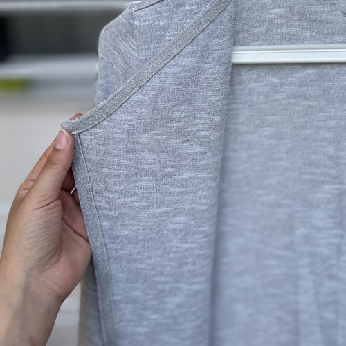 Lululemon thin cardigan with silver details, grey, size M