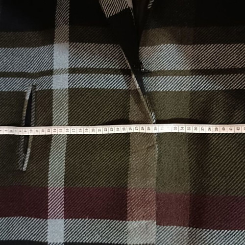BSB women's long checkered coat used