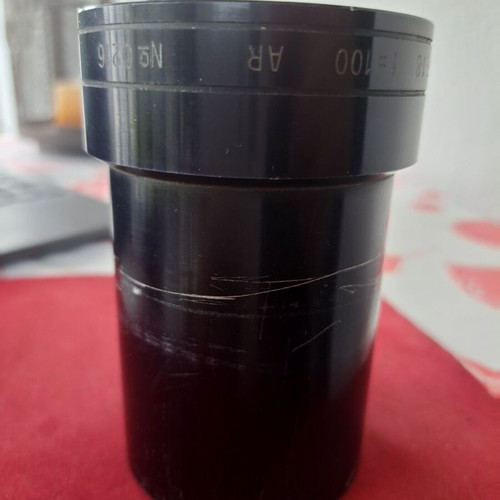 Camera lens used from father's cinematographic archive for collectors