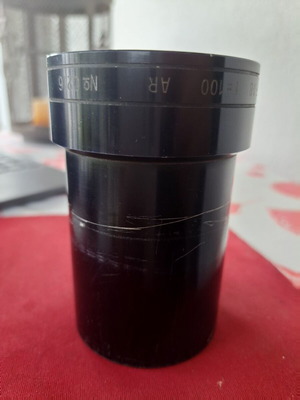 Camera lens used from father's cinematographic archive for collectors