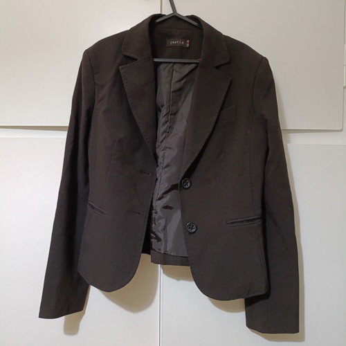 Women's Brown Jacket Ysatis like new, size 3
