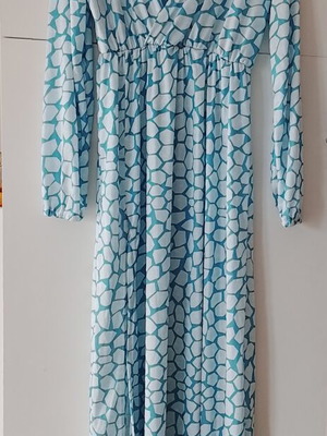 Dress Acme new, white and turquoise, size M