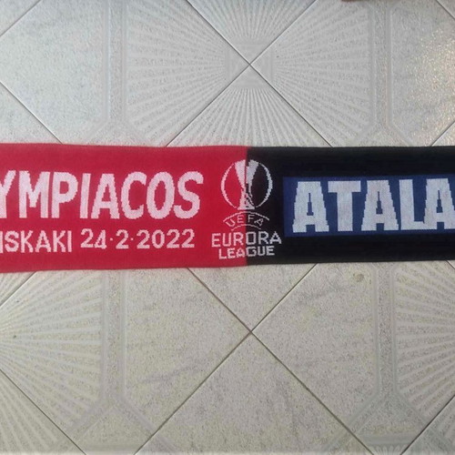 Collectible Olympiacos - Atalanta scarf used 2022