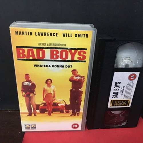 Bad Boys VHS tape used, English version without subtitles