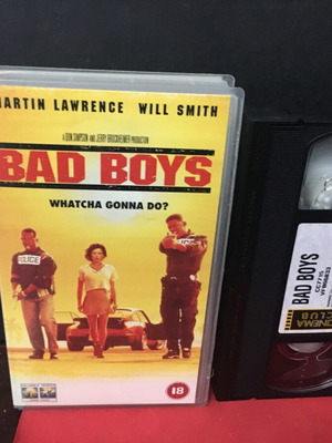 Bad Boys VHS tape used, English version without subtitles