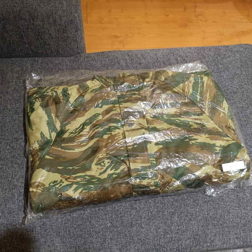 Camouflage jacket Greek with removable inner lining new