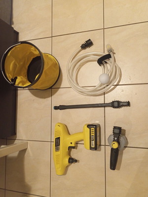Karcher pressure washer new with bucket for autonomous water supply