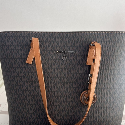 Michael Kors Quin Brown Tote Bag new