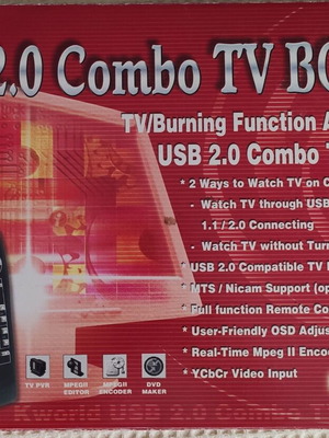 Combo TV Box USB 2.0 like new