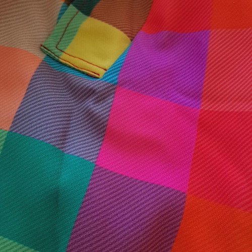 Women's thin trench coat like new, colorful, size L