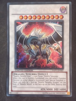Malefic Paradox Dragon Yu-Gi-Oh! card like new