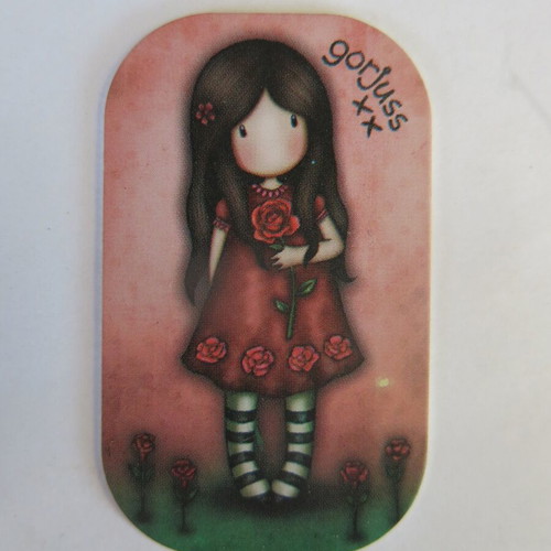 Metal tag Santoro London Gorjuss used (2006/2020) Panini