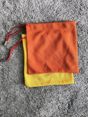 Lacoste υφασμάτινα τσαντάκια πουγκί σαν καινούργια, σετ 2 τεμαχίων