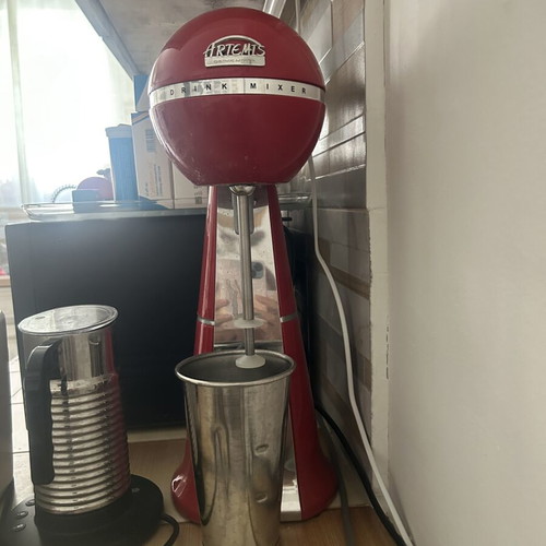Artemis Retro A-2001 professional frappe maker 350W, red