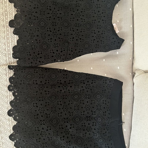 Regalinas women's black skirt and blouse set, skirt medium, blouse small