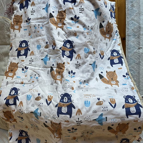 Baby Nest used with pillow and blanket set