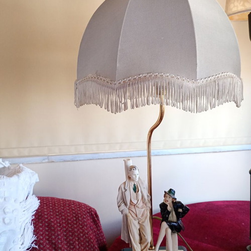 Table lamp used, height 65 cm
