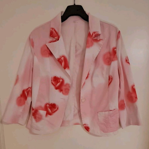 Summer jacket used with flowers, size S