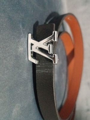 Ζώνη Louis Vuitton Heritage 35 χιλιοστών καινούργια, μαύρη, μέγεθος 110