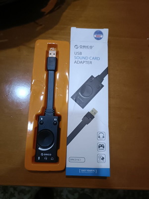 USB sound card new, in original box