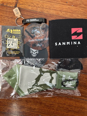 Set of various new military collectibles sold together