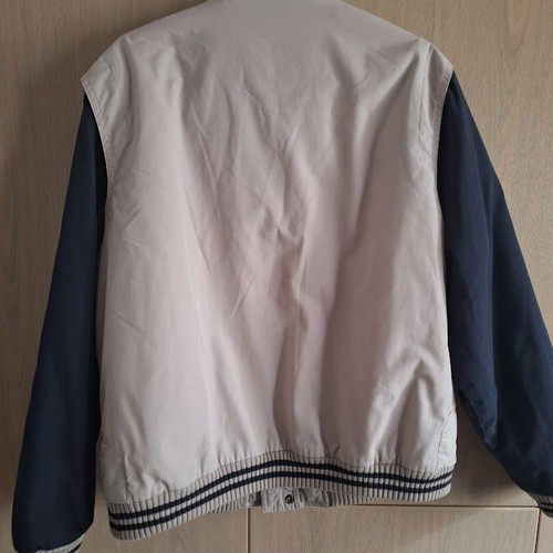 Royal Park Vintage 90s Bomber Jacket size S like new, beige and blue