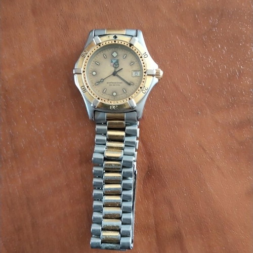 Tag Heuer men's watch used, gold and silver