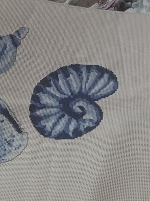 Unstitched Embroidery Seashells