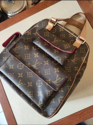 Louis Vuitton Monogram Excentri Cite handbag hand brown like new