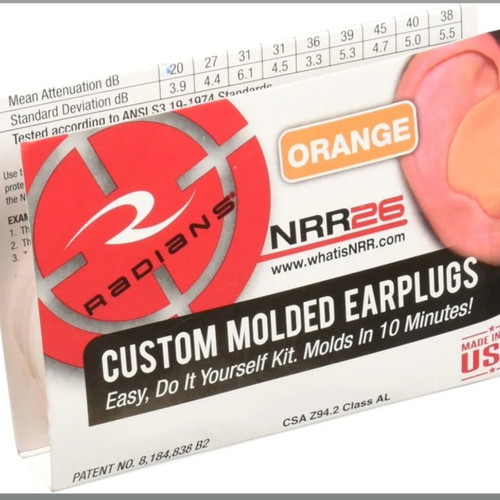 Radians Earplugs New Professional Custom Fit with Neck Cord