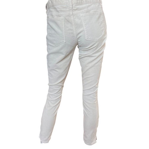 J.Crew velvet slim women's pants used, beige, size S