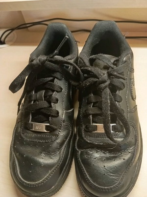 Nike Air Force 1 athletic shoes like new, size 37.5, black