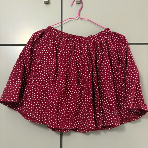 Addloft women's skirt burgundy polka dot, like new, size Medium