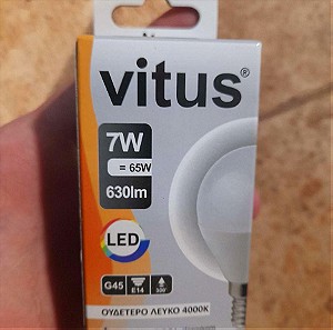 Λάμπα LED για Ντουί Vitus  E14 Ουδετερο Λευκό