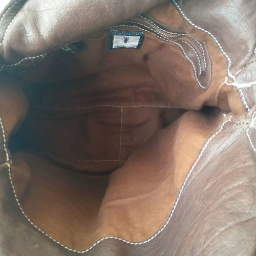 Leather shoulder bags used Sissirossi and Abaco