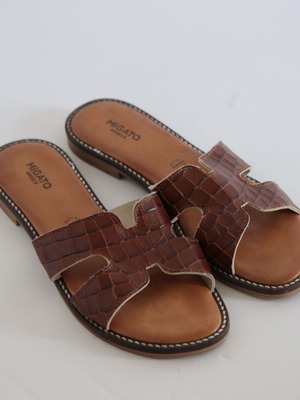 Migato sandals size 39, brown