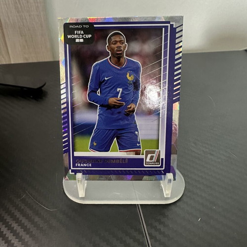 2025/2026 Panini Donruss Road to World Cup Ousmane Dembele Cracked Ice #137 new