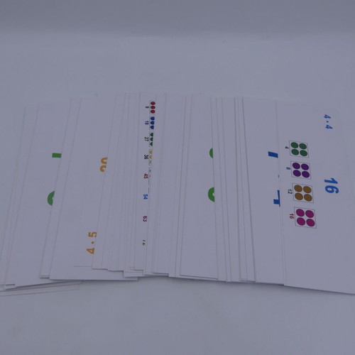 Multiplication game used, 90 cards