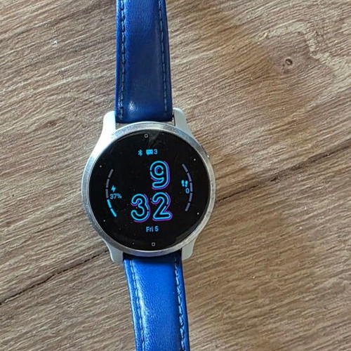 Garmin Venu 2S GPS smartwatch used with box
