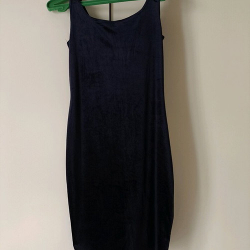 Velour dress dark blue like new Fullah Sugah