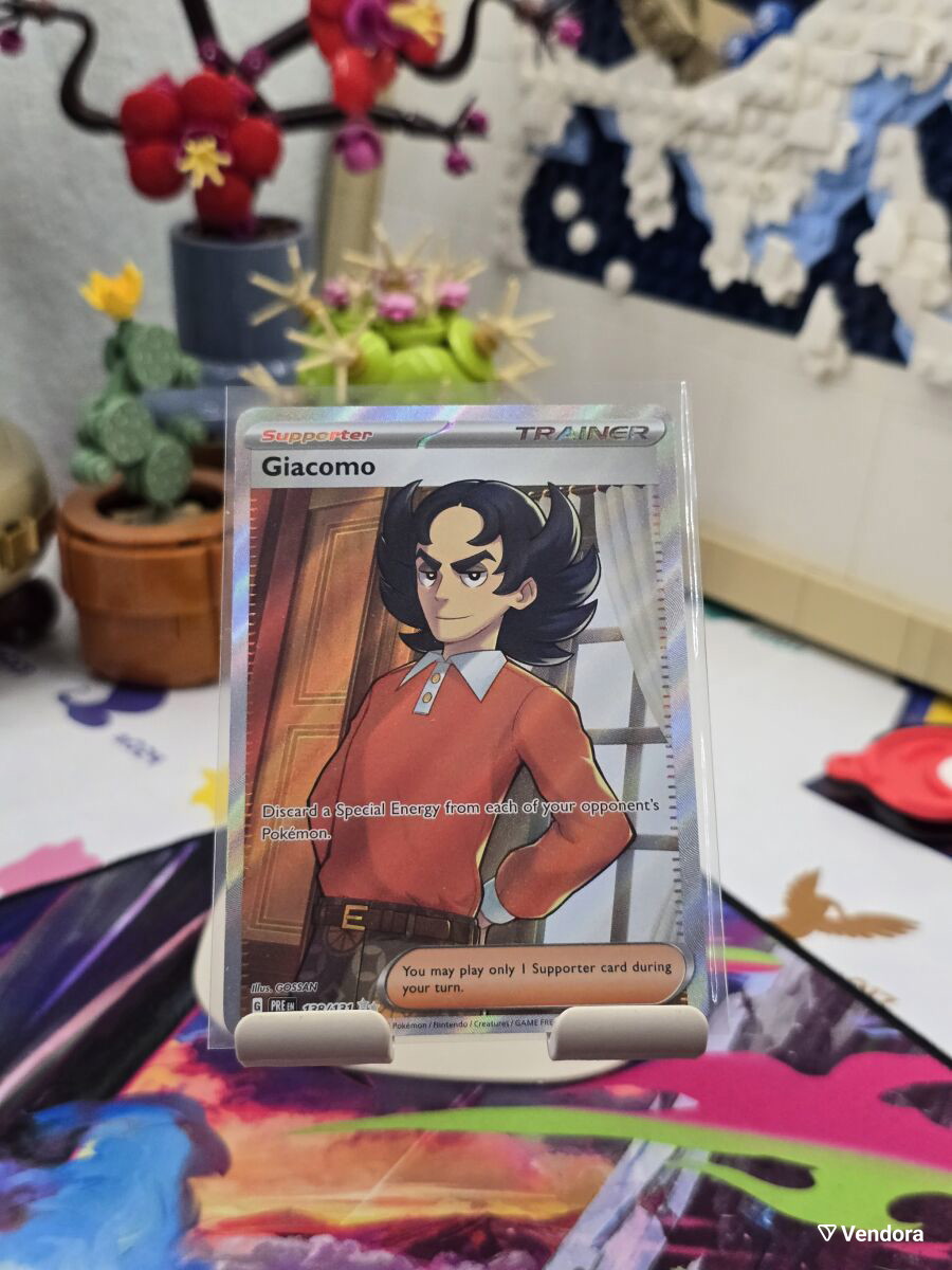 giacomo pokemon card SV2P] 096/071〈SAR〉 Discard a Special Energy from each of your opponents PokmonYou may play only 1 Supporter card during your turn. Pokemon TCG - SV8a -
